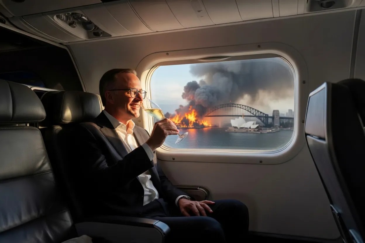 The Last Plane Out of Sydney's Almost Gone